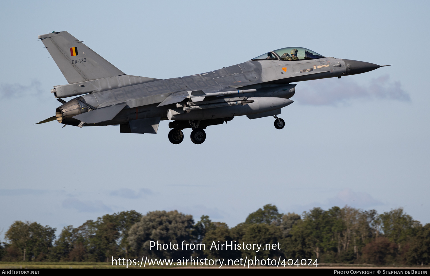 Aircraft Photo of FA-133 | General Dynamics F-16AM Fighting Falcon | Belgium - Air Force | AirHistory.net #404024