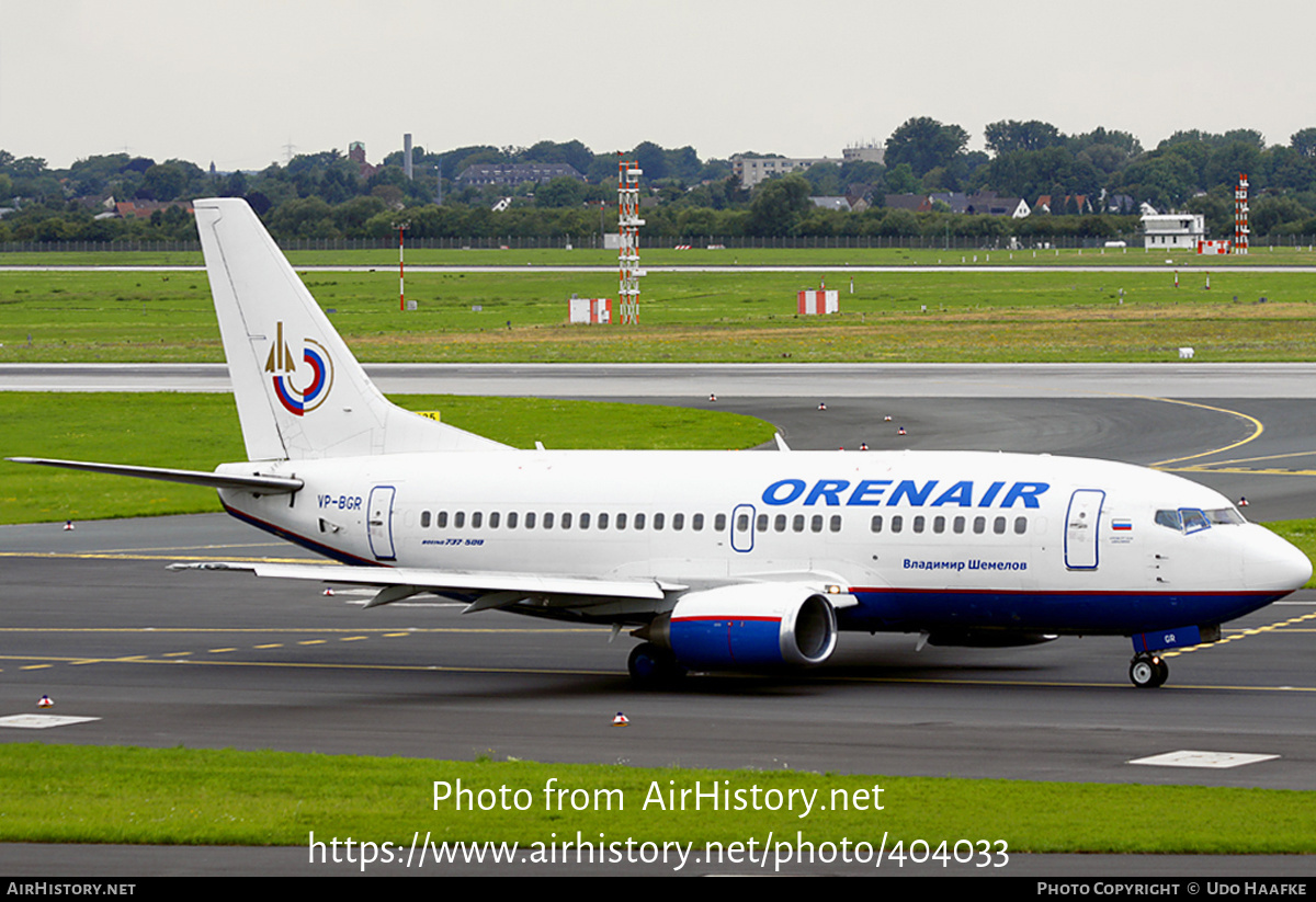 Aircraft Photo of VP-BGR | Boeing 737-505 | Orenair | AirHistory.net #404033