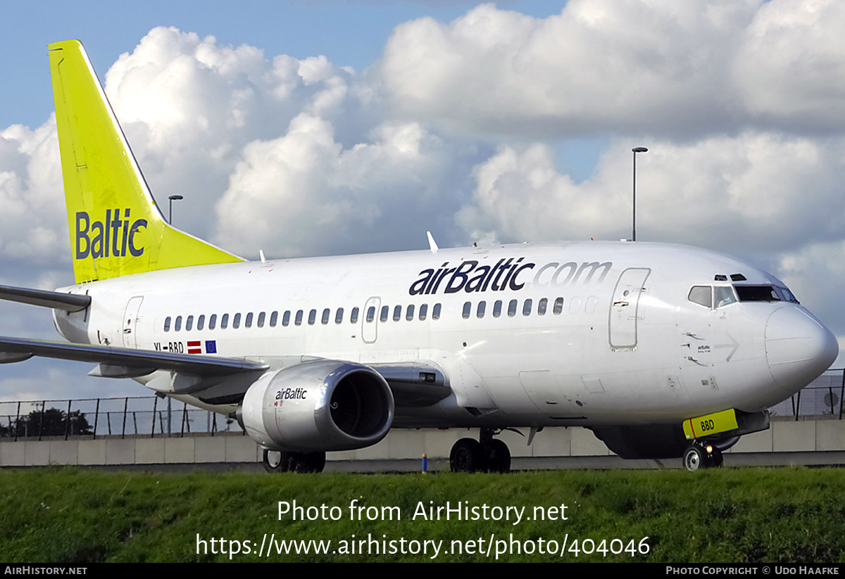 Aircraft Photo of YL-BBD | Boeing 737-53S | AirBaltic | AirHistory.net #404046