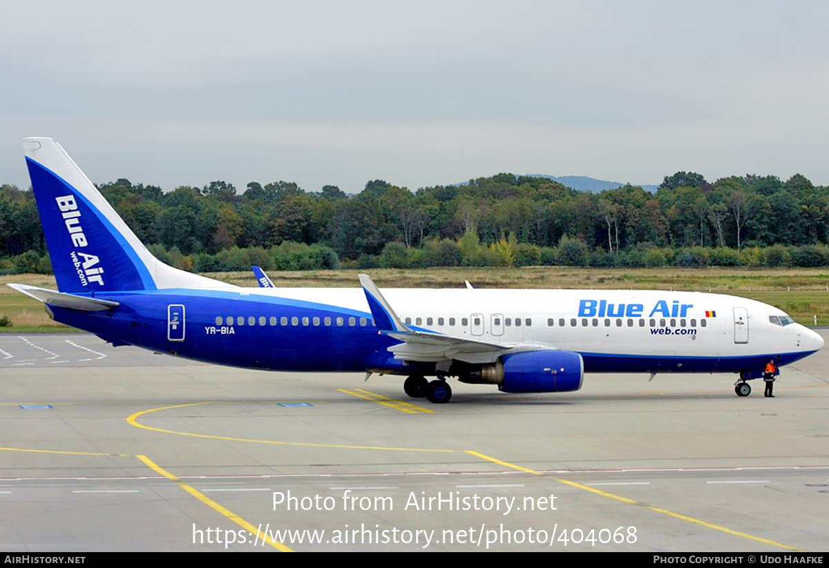 Aircraft Photo of YR-BIA | Boeing 737-8AS | Blue Air | AirHistory.net #404068