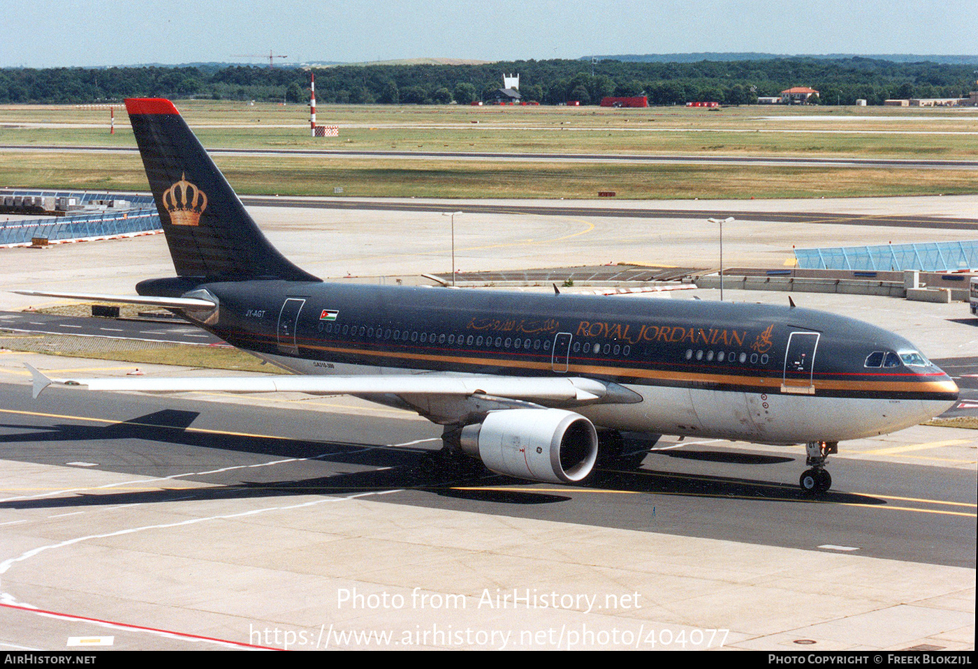 Aircraft Photo of JY-AGT | Airbus A310-308 | Royal Jordanian Airlines | AirHistory.net #404077