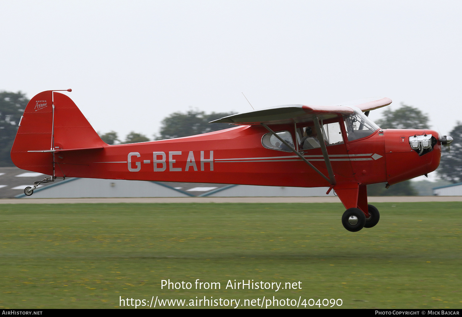 Aircraft Photo of G-BEAH | Auster J-2 Arrow | AirHistory.net #404090