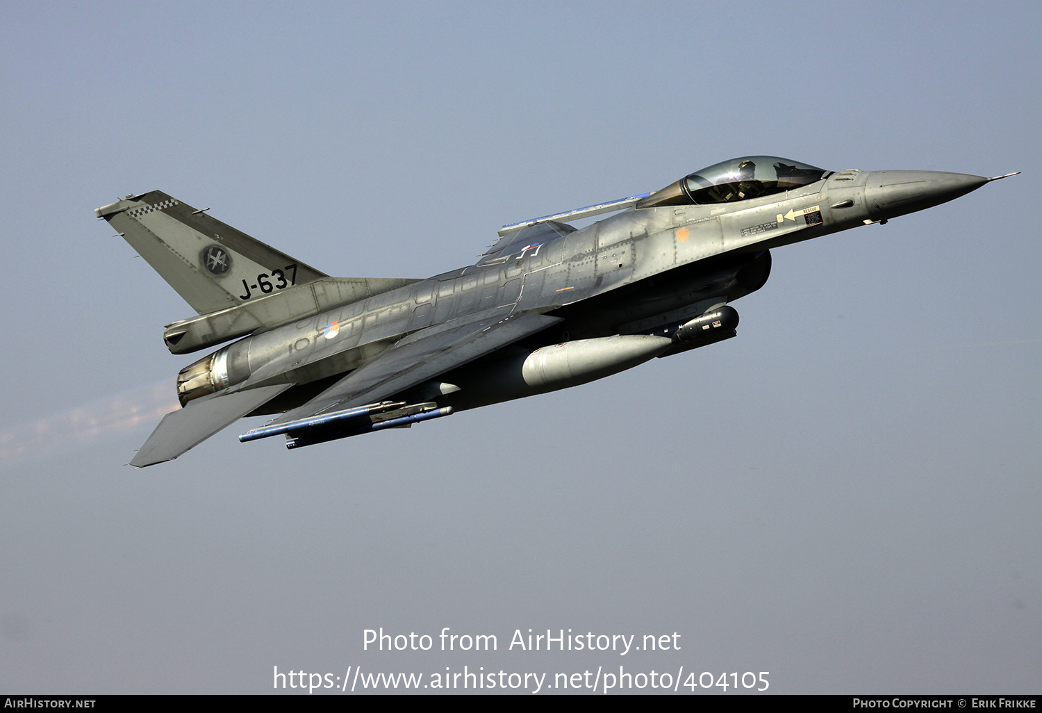 Aircraft Photo of J-637 | General Dynamics F-16AM Fighting Falcon | Netherlands - Air Force | AirHistory.net #404105