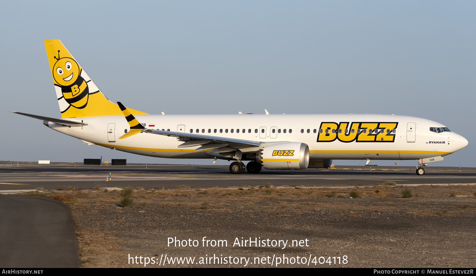 Aircraft Photo of SP-RZB | Boeing 737-8200 Max 200 | Buzz | AirHistory.net #404118