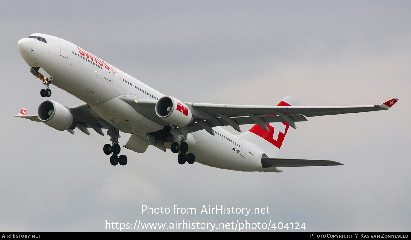 Aircraft Photo of HB-IQI | Airbus A330-223 | Swiss International Air Lines | AirHistory.net #404124