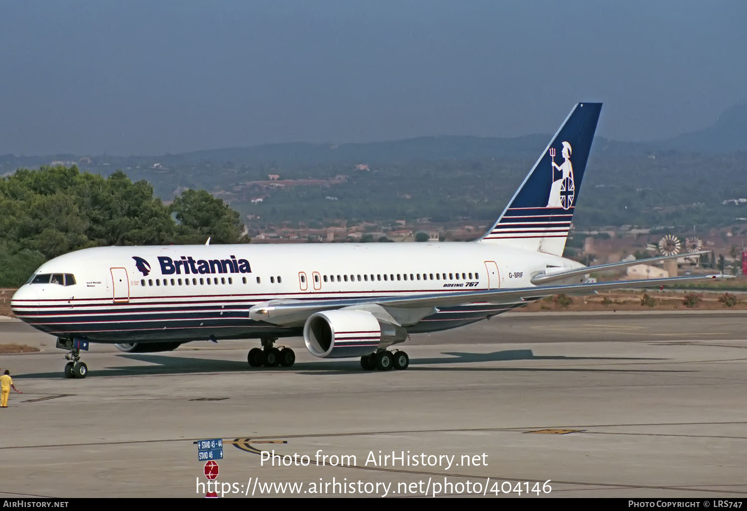 Aircraft Photo of G-BRIF | Boeing 767-204/ER | Britannia Airways | AirHistory.net #404146