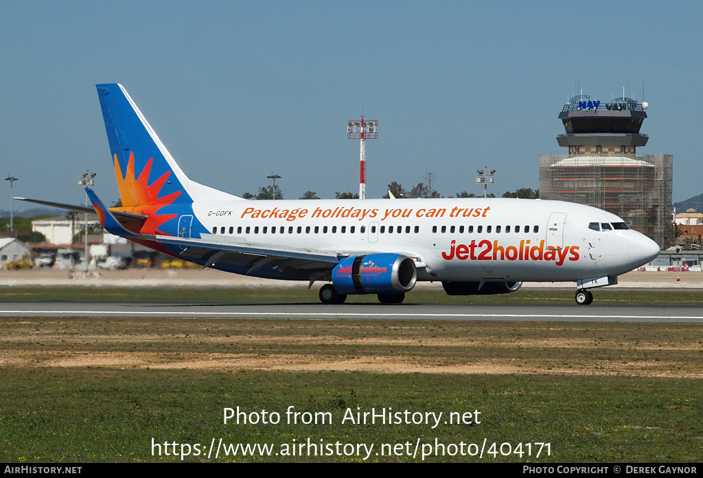 Aircraft Photo of G-GDFK | Boeing 737-36N | Jet2 Holidays | AirHistory.net #404171