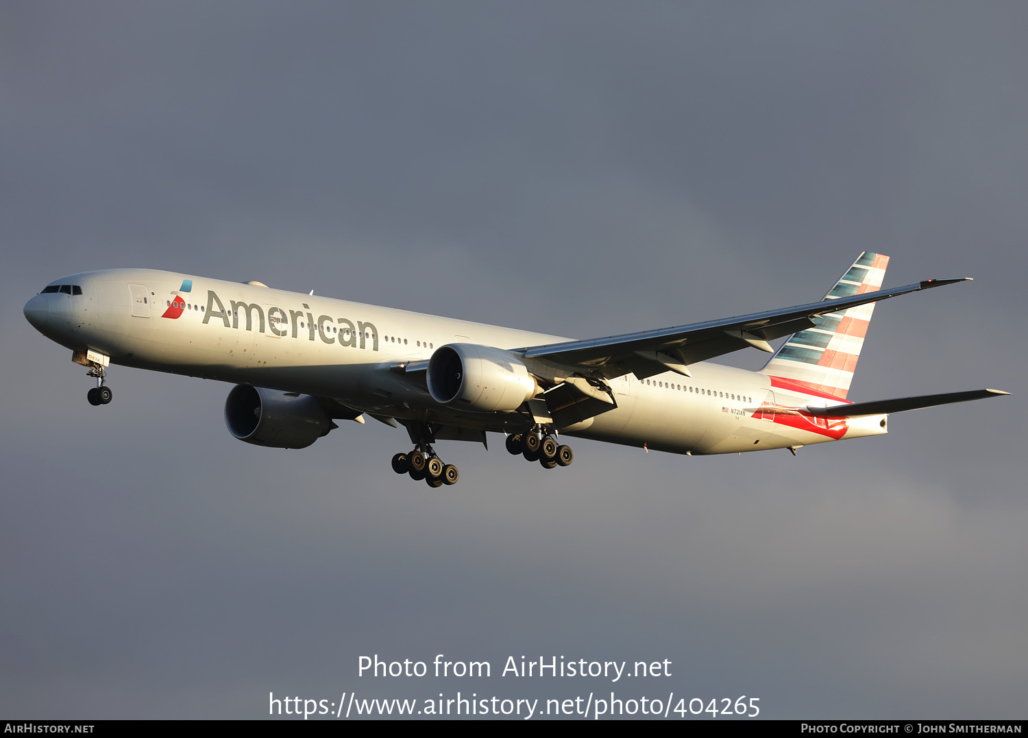 Aircraft Photo of N721AN | Boeing 777-323/ER | American Airlines | AirHistory.net #404265