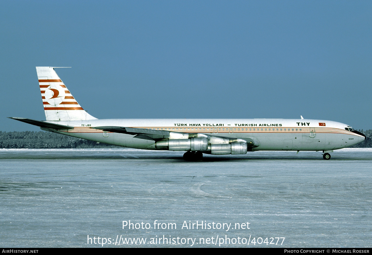 Aircraft Photo of TC-JBS | Boeing 707-321B | THY Türk Hava Yolları - Turkish Airlines | AirHistory.net #404277