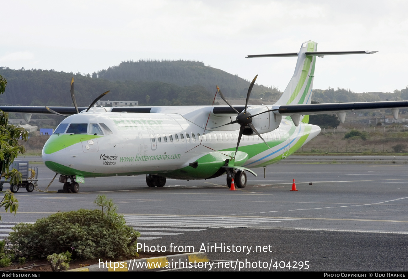 Aircraft Photo of EC-KSG | ATR ATR-72-600 (ATR-72-212A) | Binter Canarias | AirHistory.net #404295