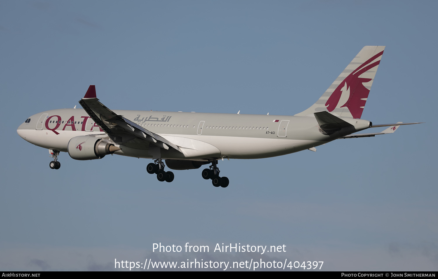 Aircraft Photo of A7-ACI | Airbus A330-202 | Qatar Airways | AirHistory.net #404397