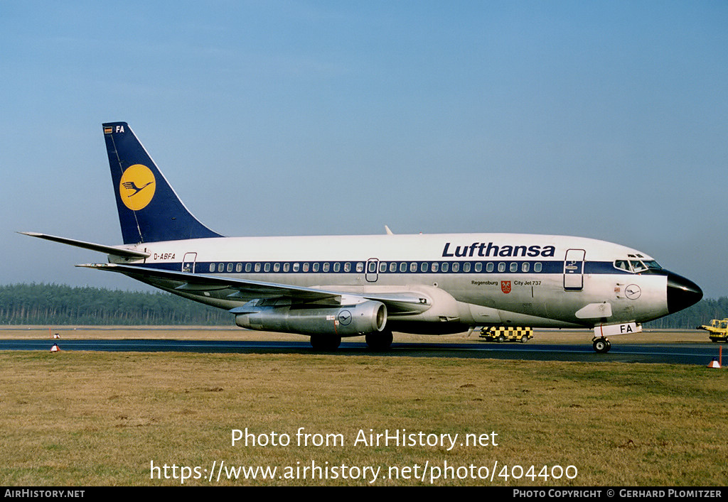 Aircraft Photo of D-ABFA | Boeing 737-230/Adv | Lufthansa | AirHistory.net #404400