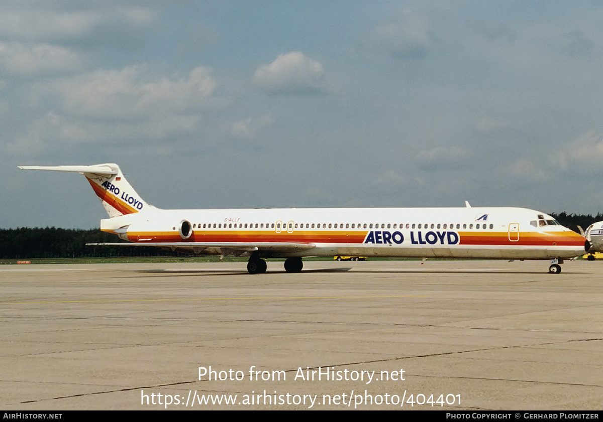 Aircraft Photo of D-ALLF | McDonnell Douglas MD-83 (DC-9-83) | Aero Lloyd | AirHistory.net #404401