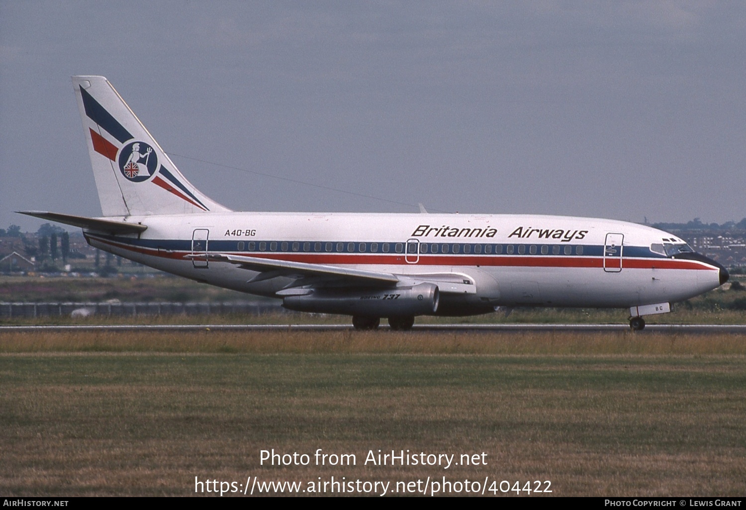 Aircraft Photo of A4O-BG | Boeing 737-2P6/Adv | Britannia Airways | AirHistory.net #404422