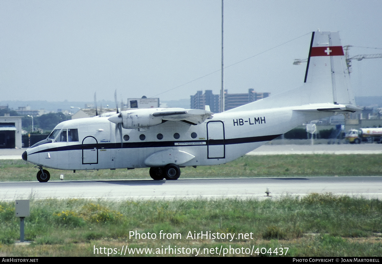 Aircraft Photo of HB-LMH | CASA C-212-200 Aviocar | Transair Suisse | AirHistory.net #404437