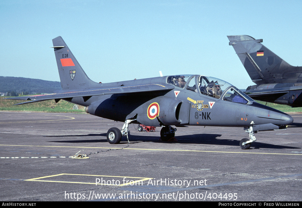 Aircraft Photo of E28 | Dassault-Dornier Alpha Jet E | France - Air Force | AirHistory.net #404495