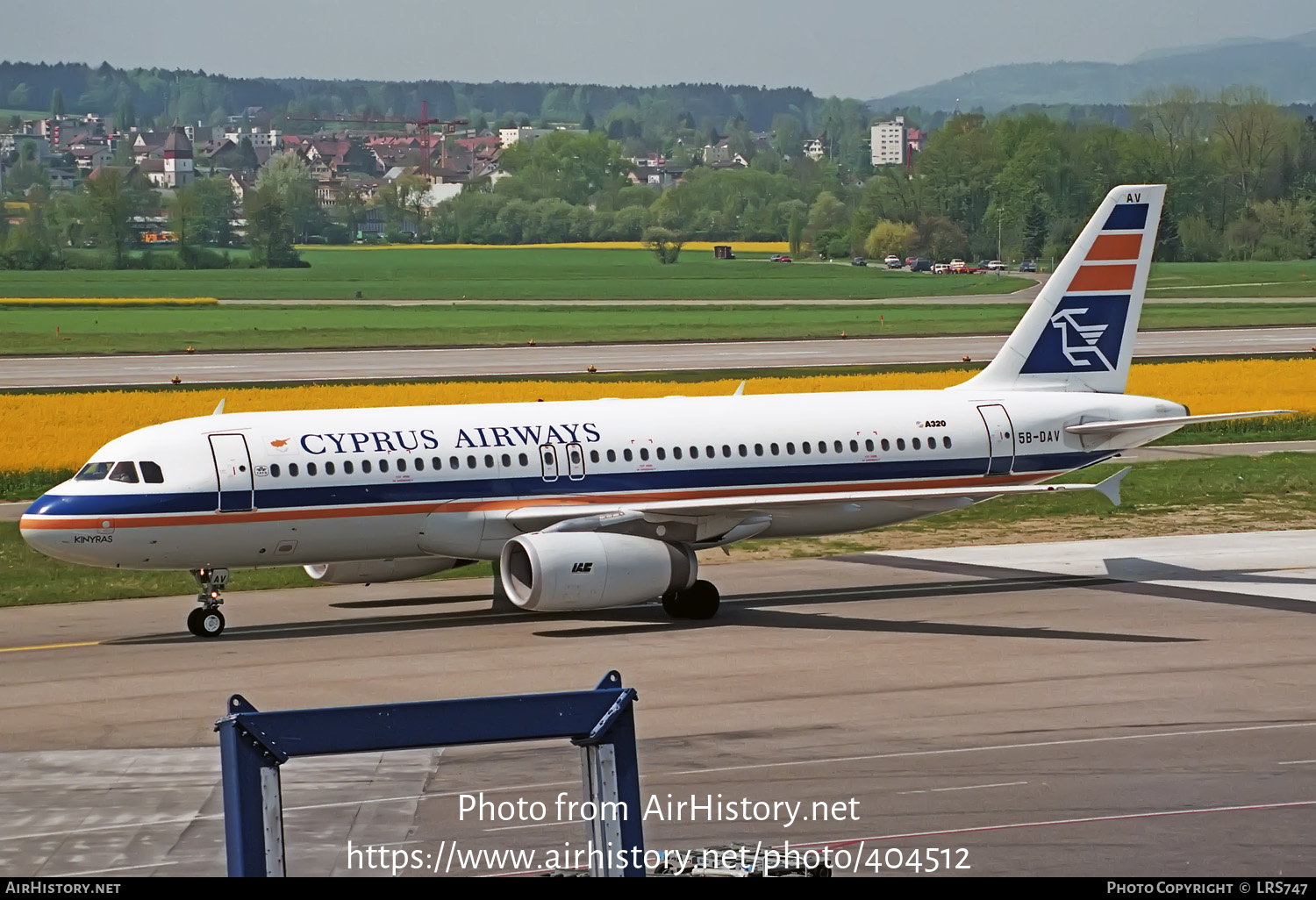 Aircraft Photo of 5B-DAV | Airbus A320-231 | Cyprus Airways | AirHistory.net #404512