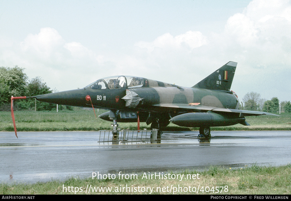 Aircraft Photo of BD11 | Dassault Mirage 5BD | Belgium - Air Force | AirHistory.net #404578