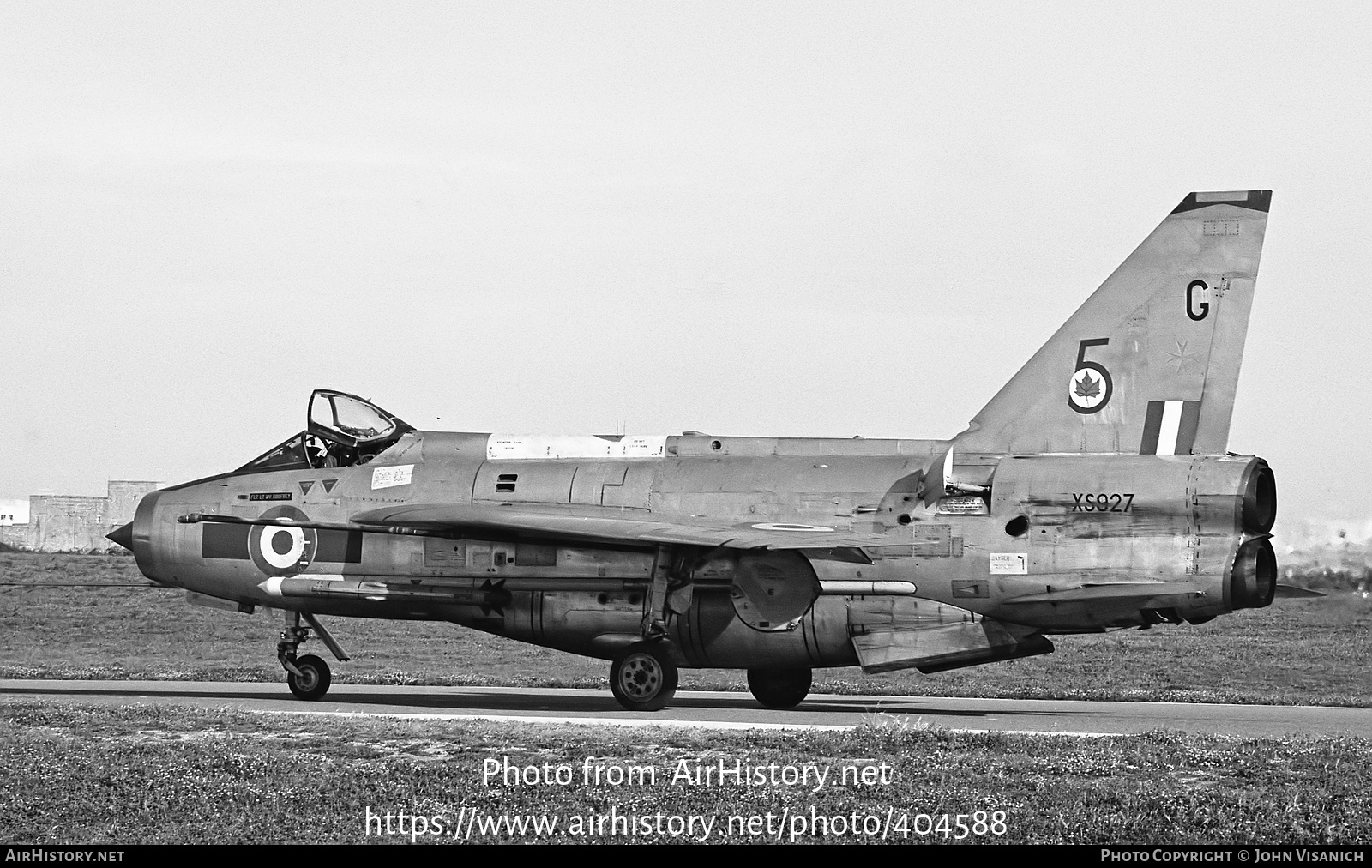 Aircraft Photo of XS927 | English Electric Lightning F6 | UK - Air Force | AirHistory.net #404588