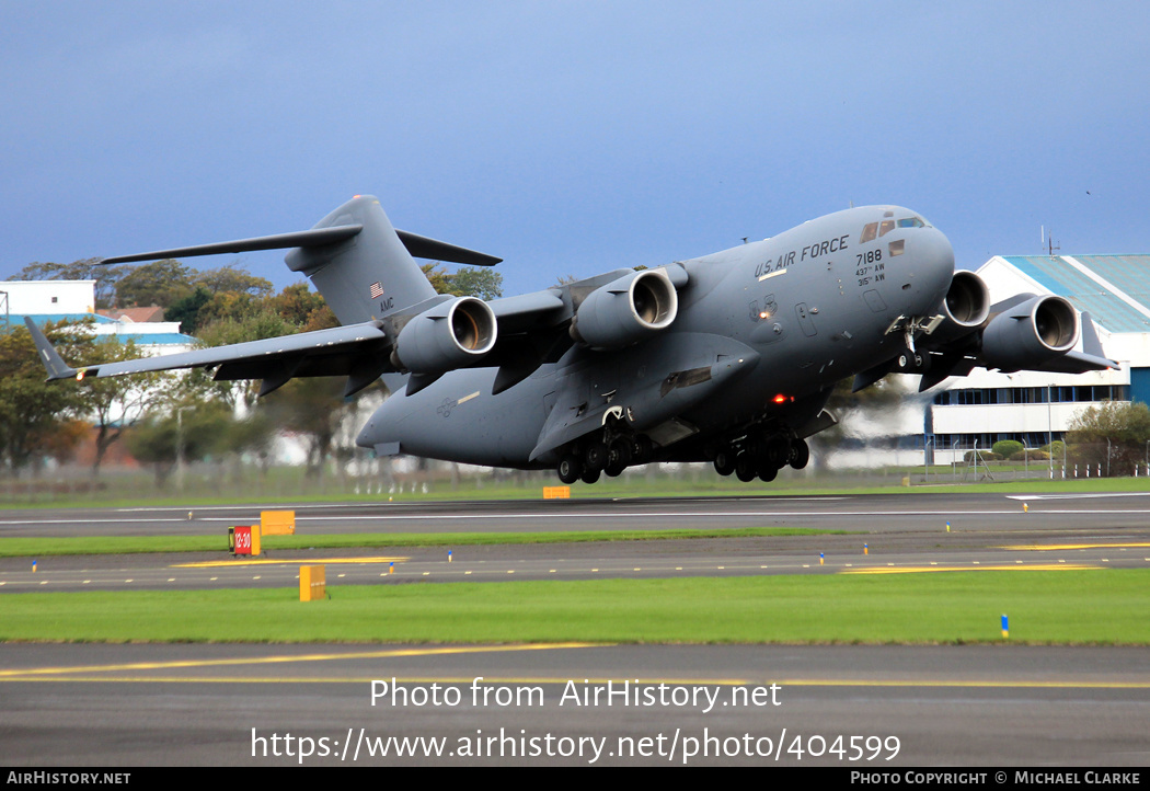 Aircraft Photo of 07-7188 / 77188 | Boeing C-17A Globemaster III | USA - Air Force | AirHistory.net #404599