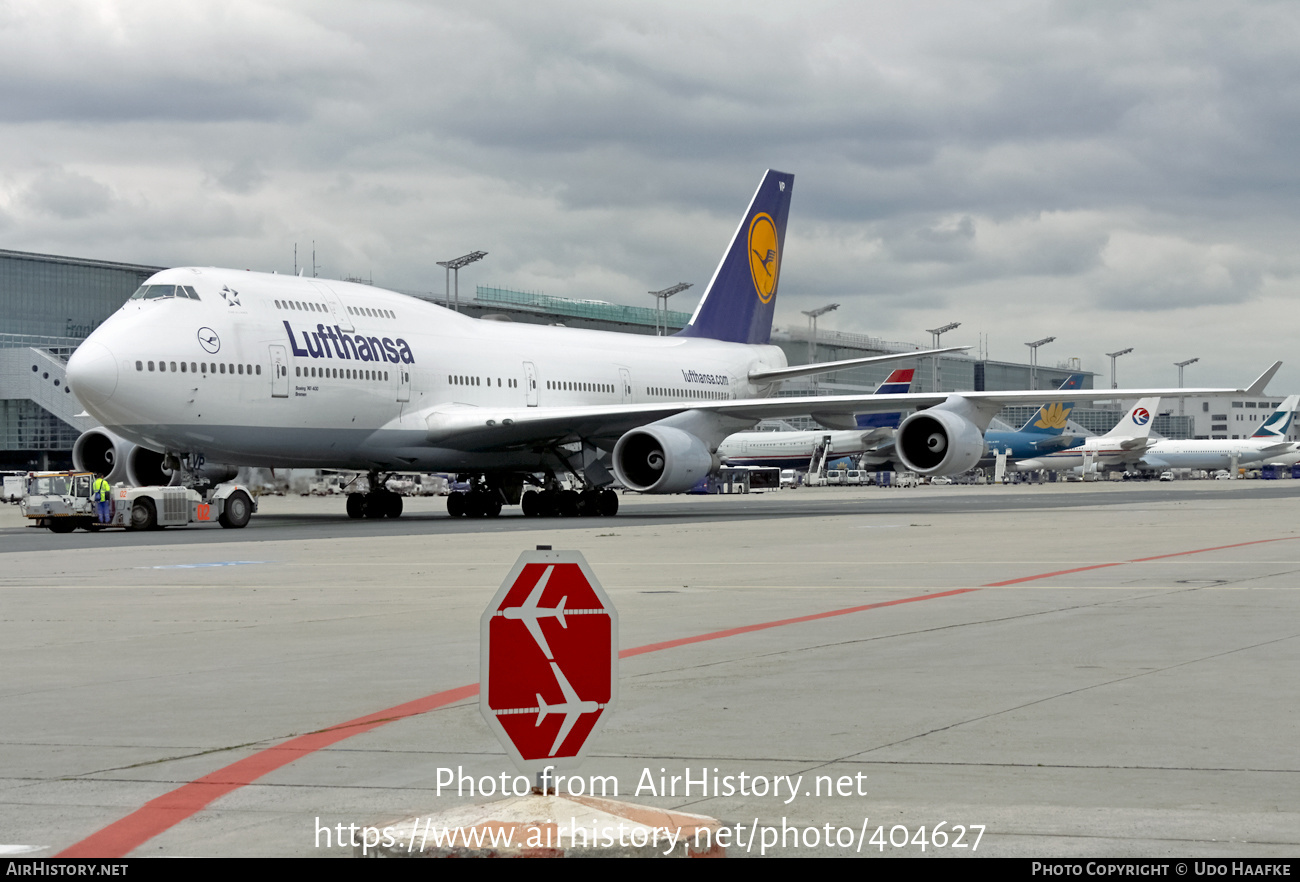 Aircraft Photo of D-ABVP | Boeing 747-430 | Lufthansa | AirHistory
