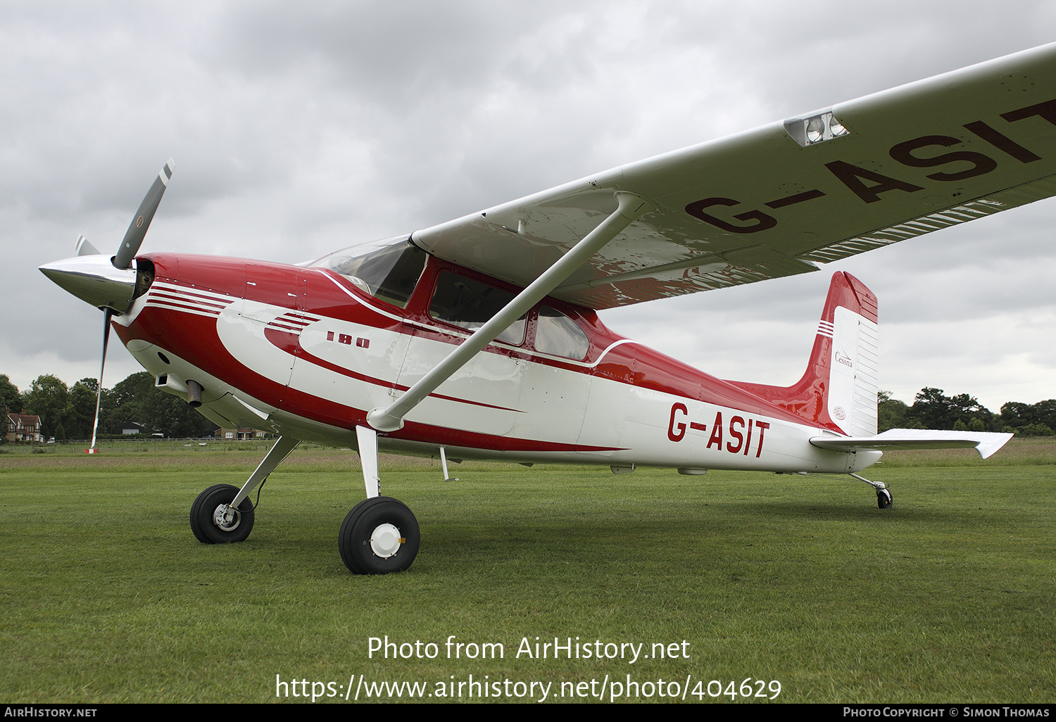 Aircraft Photo of G-ASIT | Cessna 180 | AirHistory.net #404629