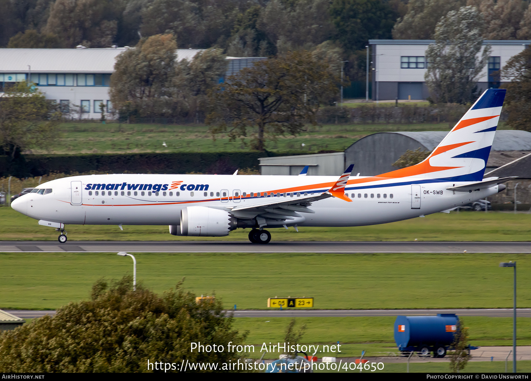 Aircraft Photo of OK-SWB | Boeing 737-8 Max 8 | Smartwings | AirHistory.net #404650