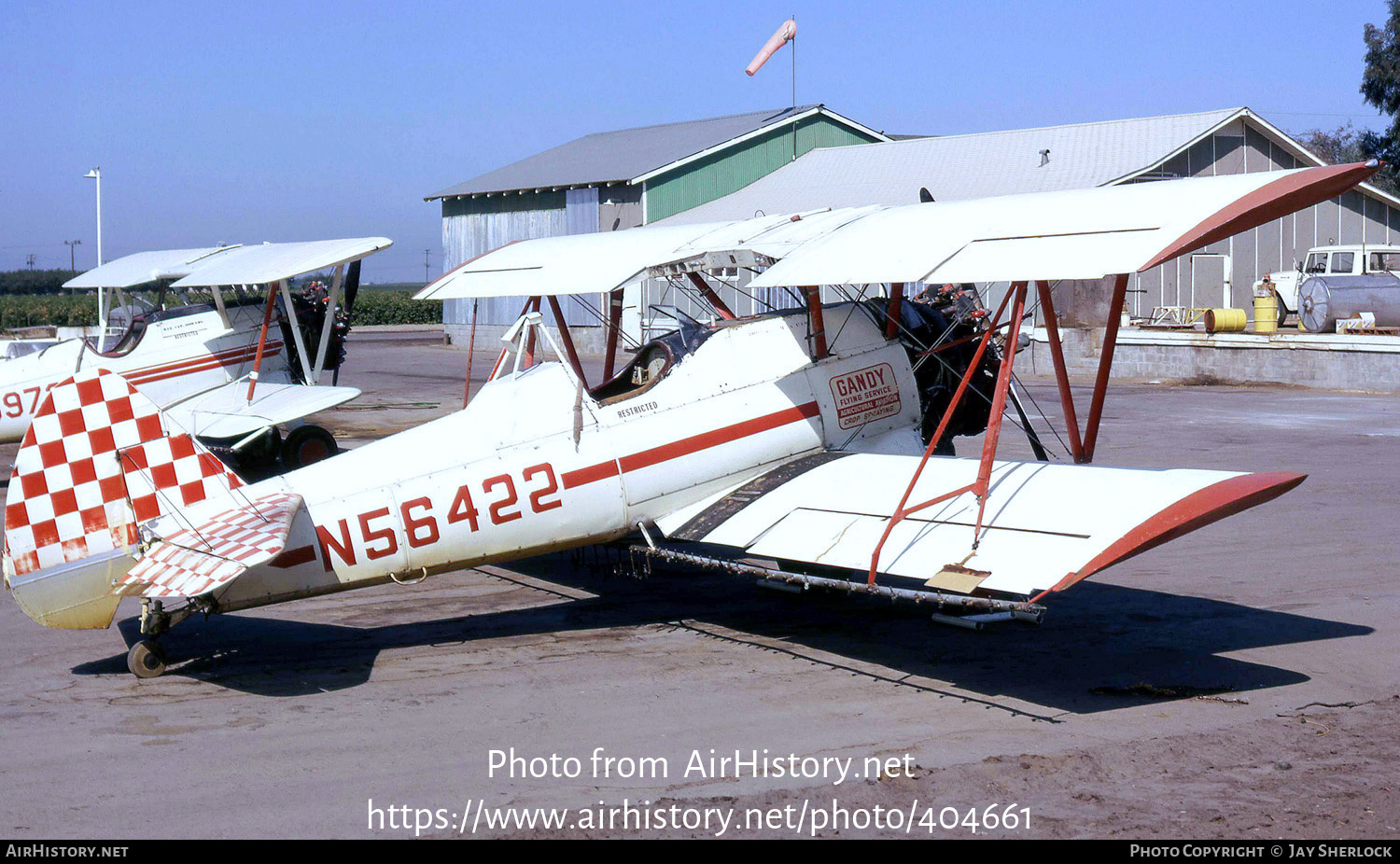 Aircraft Photo of N56422 | Stearman PT-17/R985 Kaydet (A75N1) | Gandy Flying Service | AirHistory.net #404661