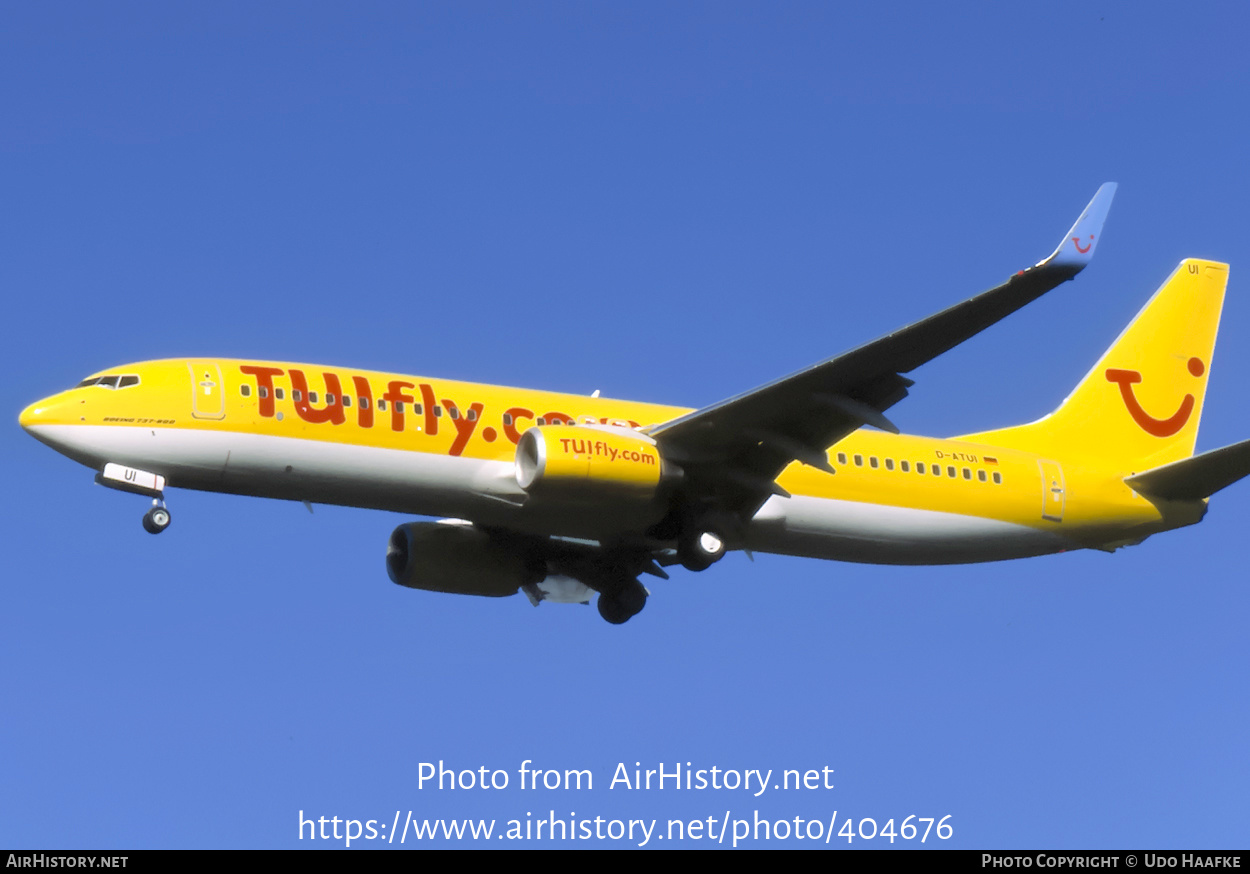 Aircraft Photo of D-ATUI | Boeing 737-8K5 | TUIfly | AirHistory.net #404676