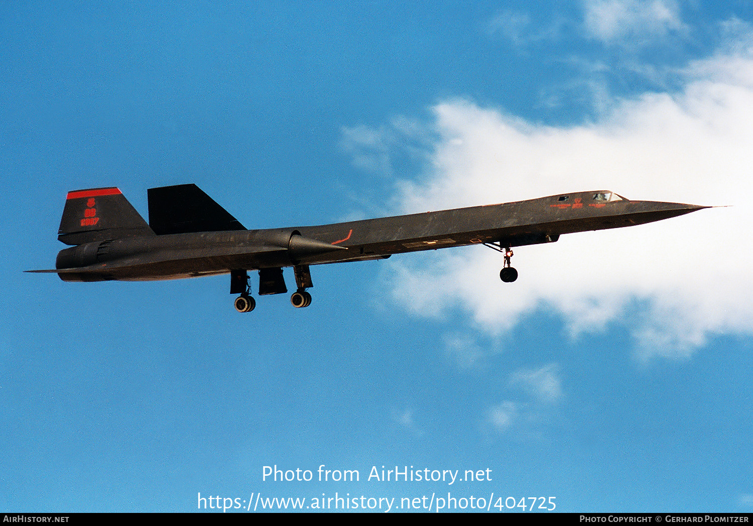 Aircraft Photo of 61-7967 / 17967 | Lockheed SR-71A Blackbird | USA ...