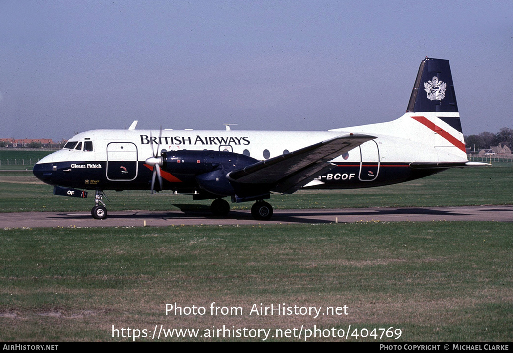 Aircraft Photo of G-BCOF | Hawker Siddeley HS-748 Srs2B/287 | British Airways | AirHistory.net #404769