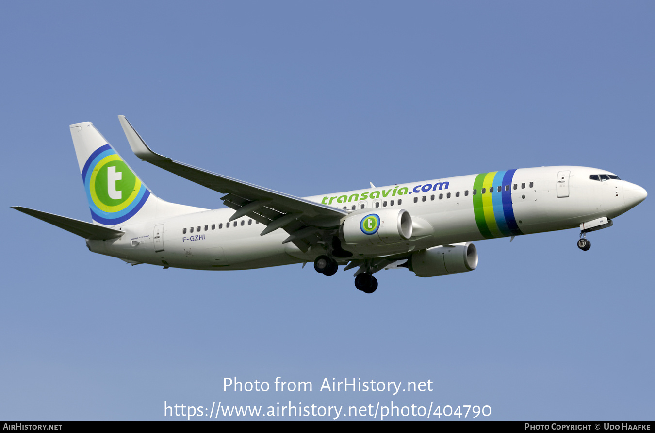 Aircraft Photo of F-GZHI | Boeing 737-86J | Transavia | AirHistory.net #404790