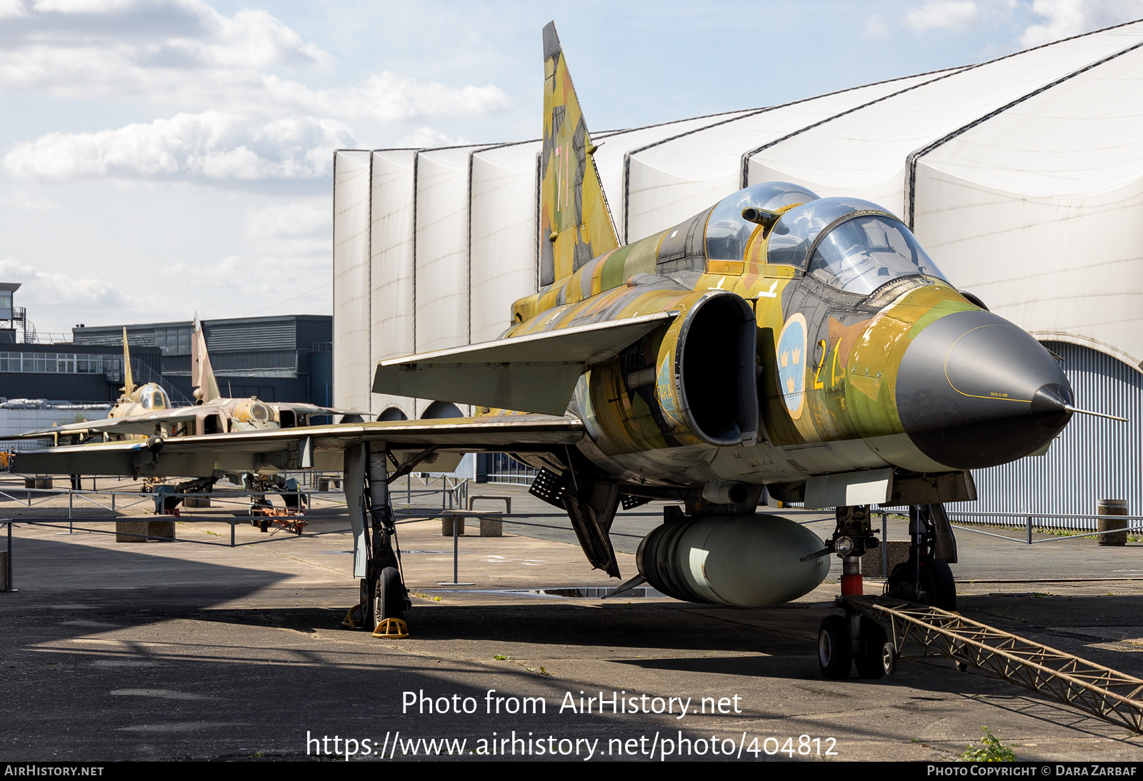 Aircraft Photo of 37808 | Saab Sk37E Viggen | Sweden - Air Force | AirHistory.net #404812