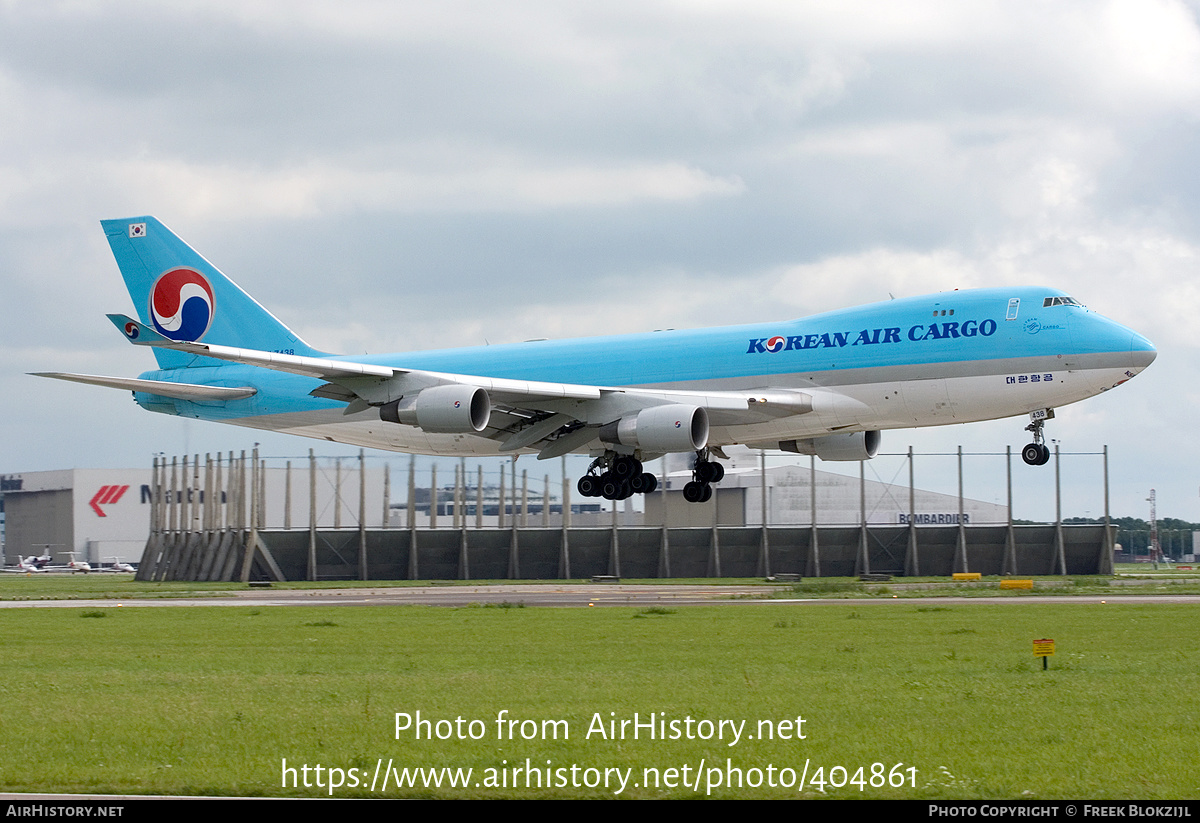 Aircraft Photo of HL7438 | Boeing 747-4B5F/ER/SCD | Korean Air Cargo | AirHistory.net #404861