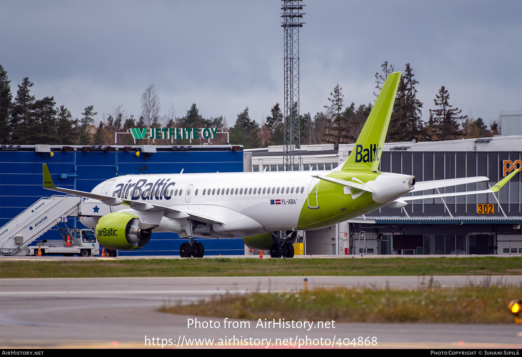 Aircraft Photo of YL-ABA | Airbus A220-371 (BD-500-1A11) | AirBaltic | AirHistory.net #404868