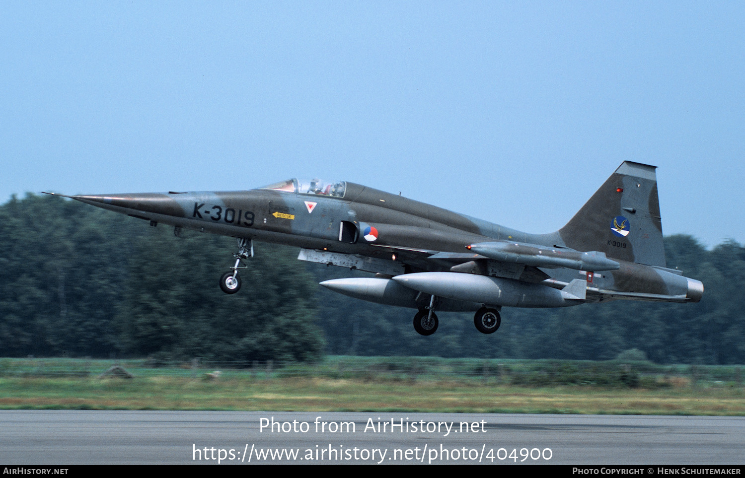 Aircraft Photo of K-3019 | Canadair NF-5A | Netherlands - Air Force | AirHistory.net #404900