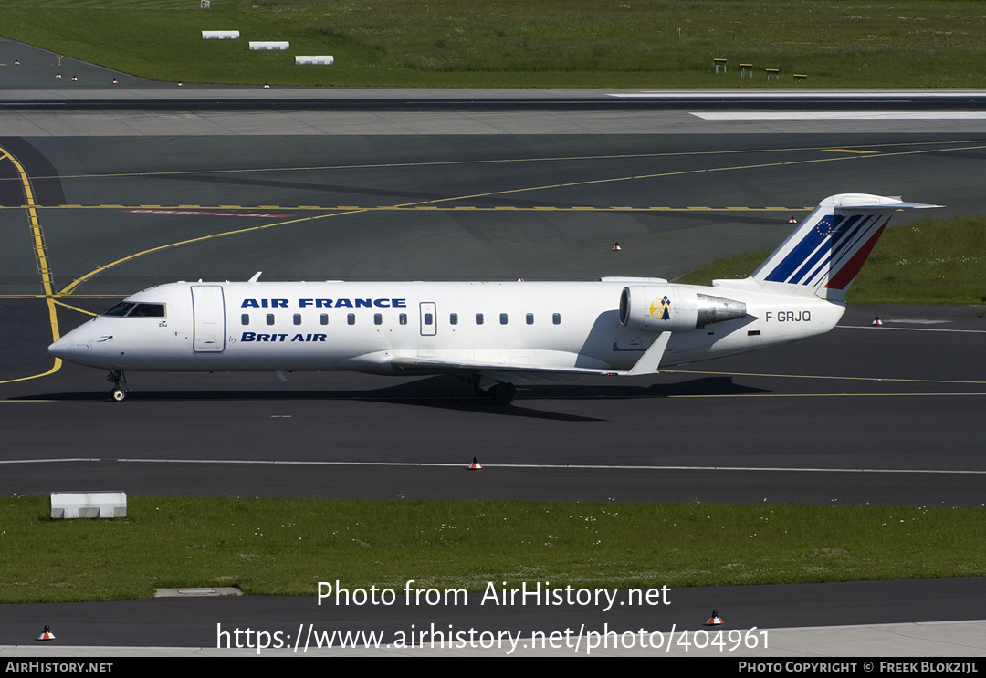 Aircraft Photo of F-GRJQ | Bombardier CRJ-100ER (CL-600-2B19) | Air France | AirHistory.net #404961