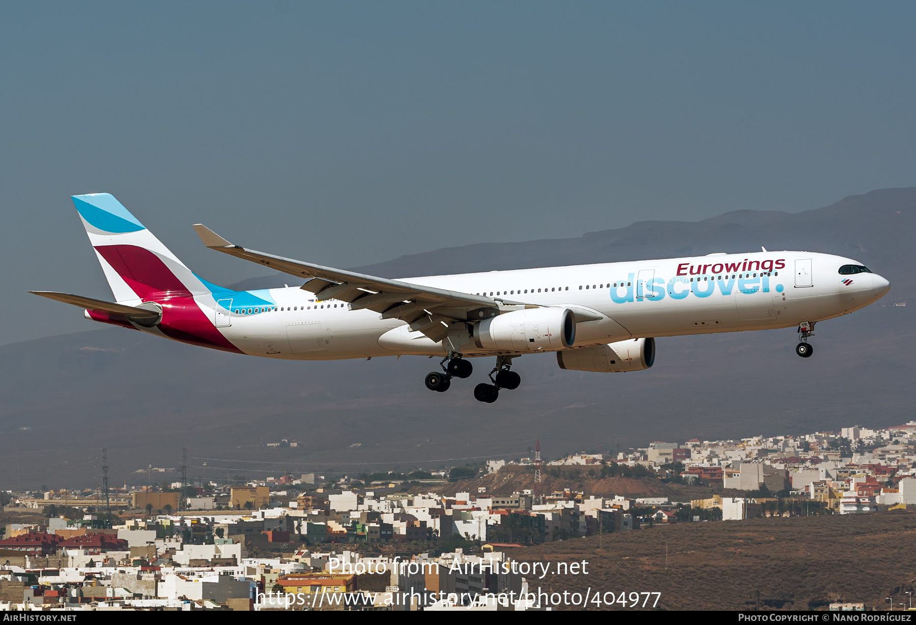 Aircraft Photo of D-AFYR | Airbus A330-343 | Eurowings Discover | AirHistory.net #404977