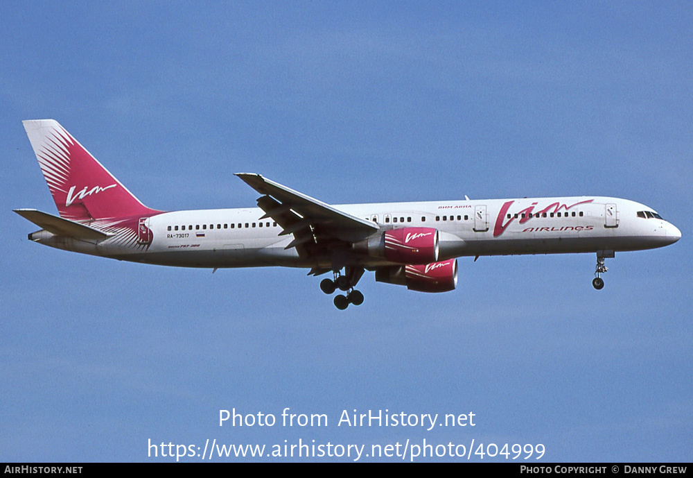 Aircraft Photo of RA-73017 | Boeing 757-230 | VIM Airlines | AirHistory.net #404999