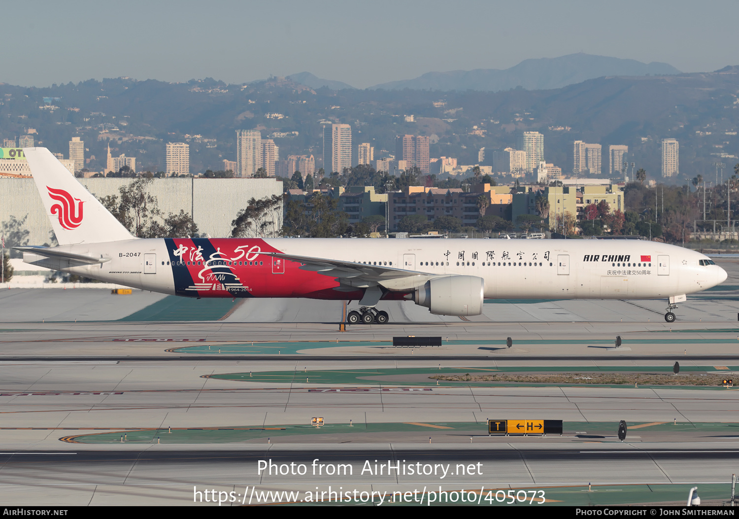 Aircraft Photo of B-2047 | Boeing 777-39L/ER | Air China | AirHistory.net #405073