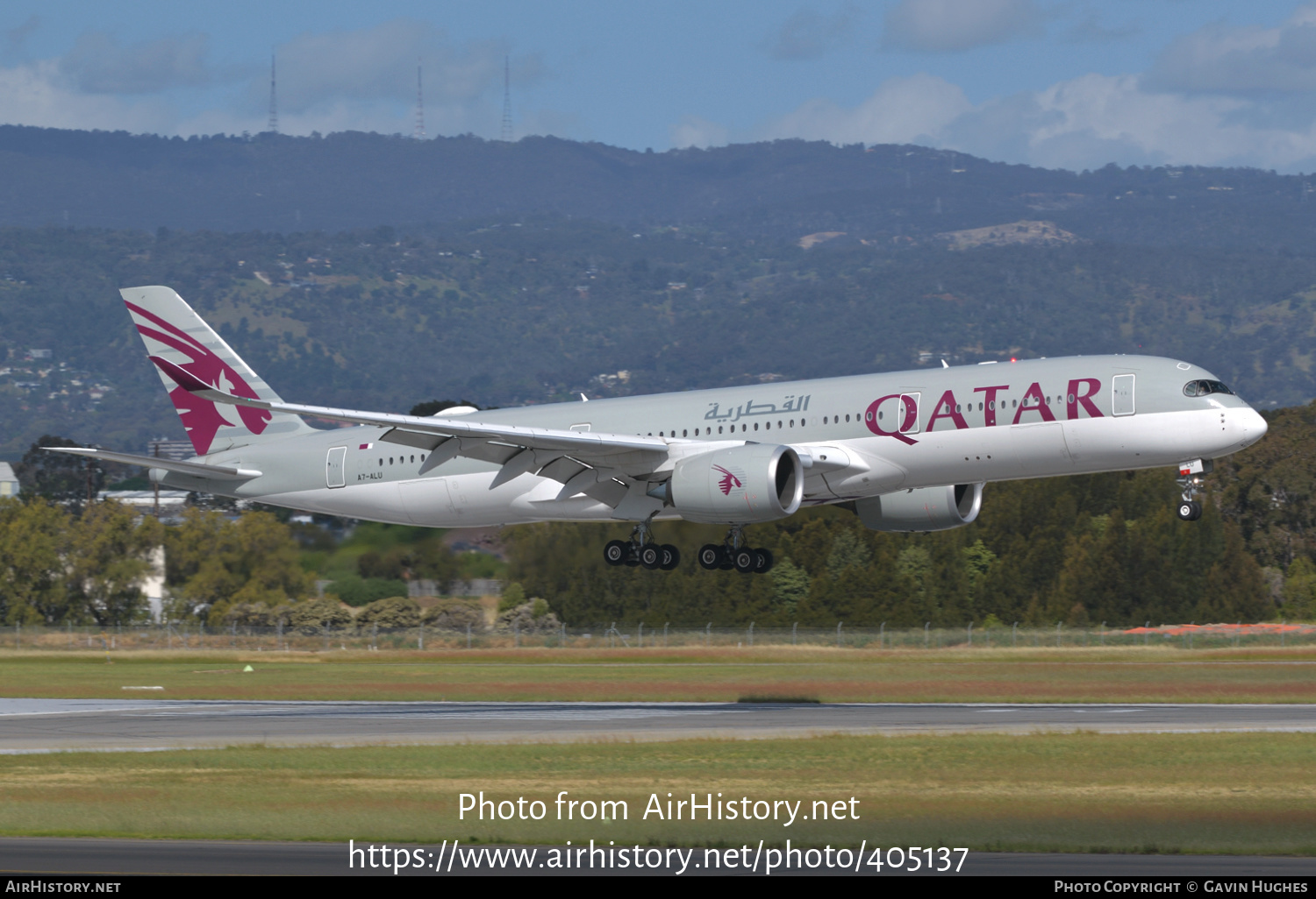 Aircraft Photo of A7-ALU | Airbus A350-941 | Qatar Airways | AirHistory.net #405137