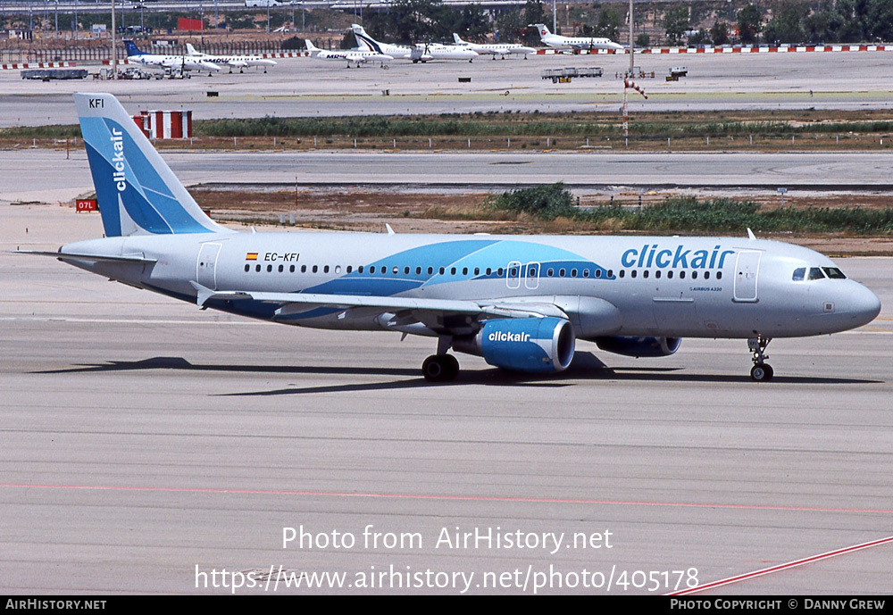 Aircraft Photo of EC-KFI | Airbus A320-216 | Clickair | AirHistory.net #405178