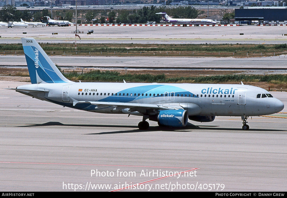 Aircraft Photo of EC-HHA | Airbus A320-214 | Clickair | AirHistory.net #405179