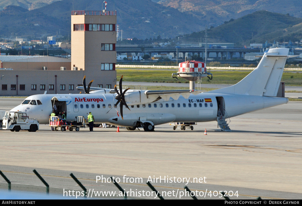 Aircraft Photo of EC-MAF | ATR ATR-72-500 (ATR-72-212A) | Air Europa | AirHistory.net #405204