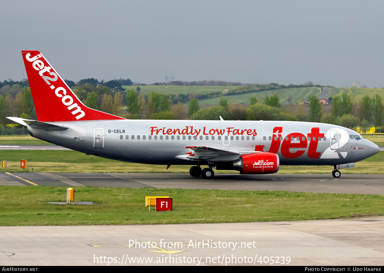 Aircraft Photo of G-CELR | Boeing 737-330(QC) | Jet2 | AirHistory.net #405239