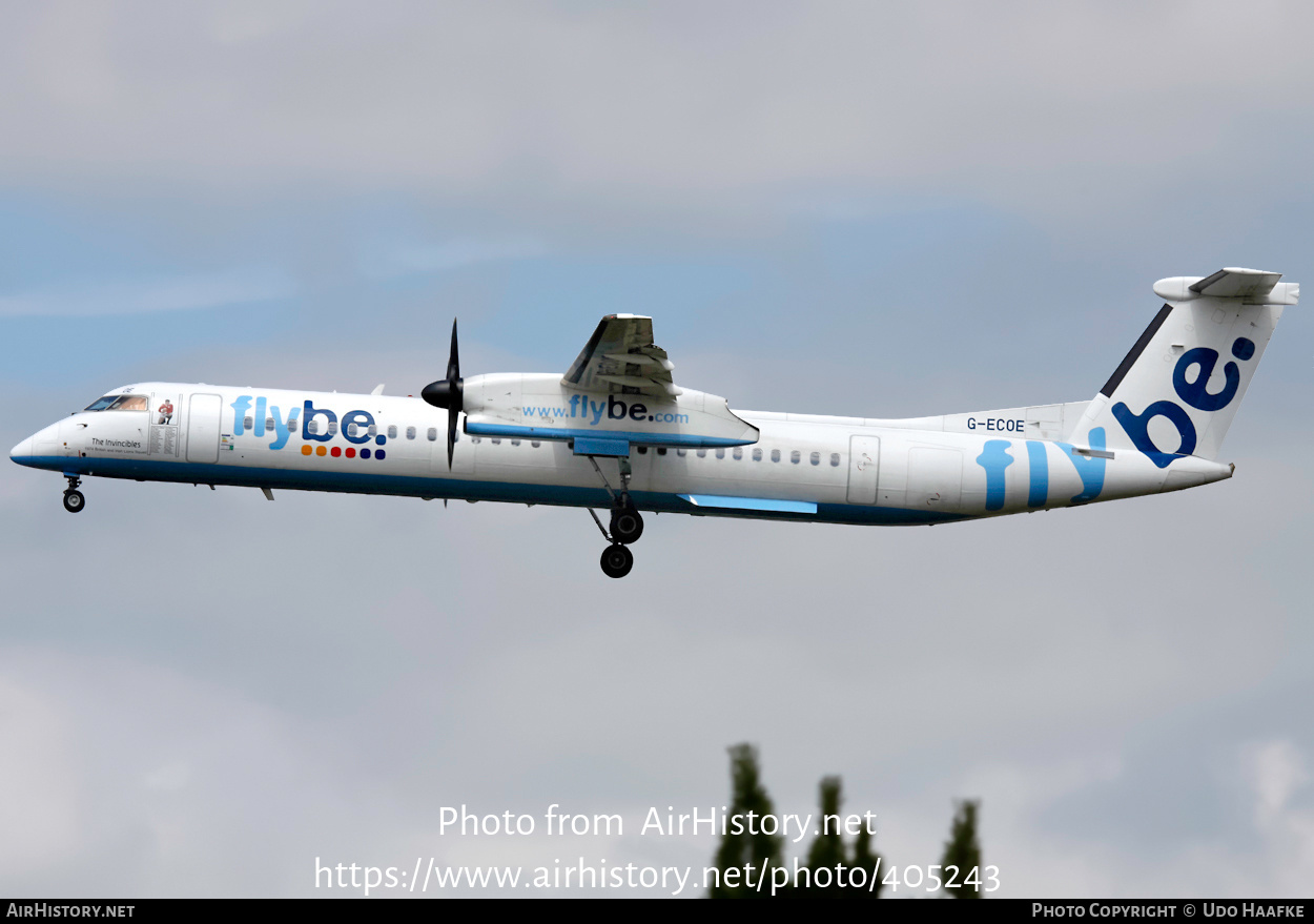 Aircraft Photo of G-ECOE | Bombardier DHC-8-402 Dash 8 | Flybe | AirHistory.net #405243