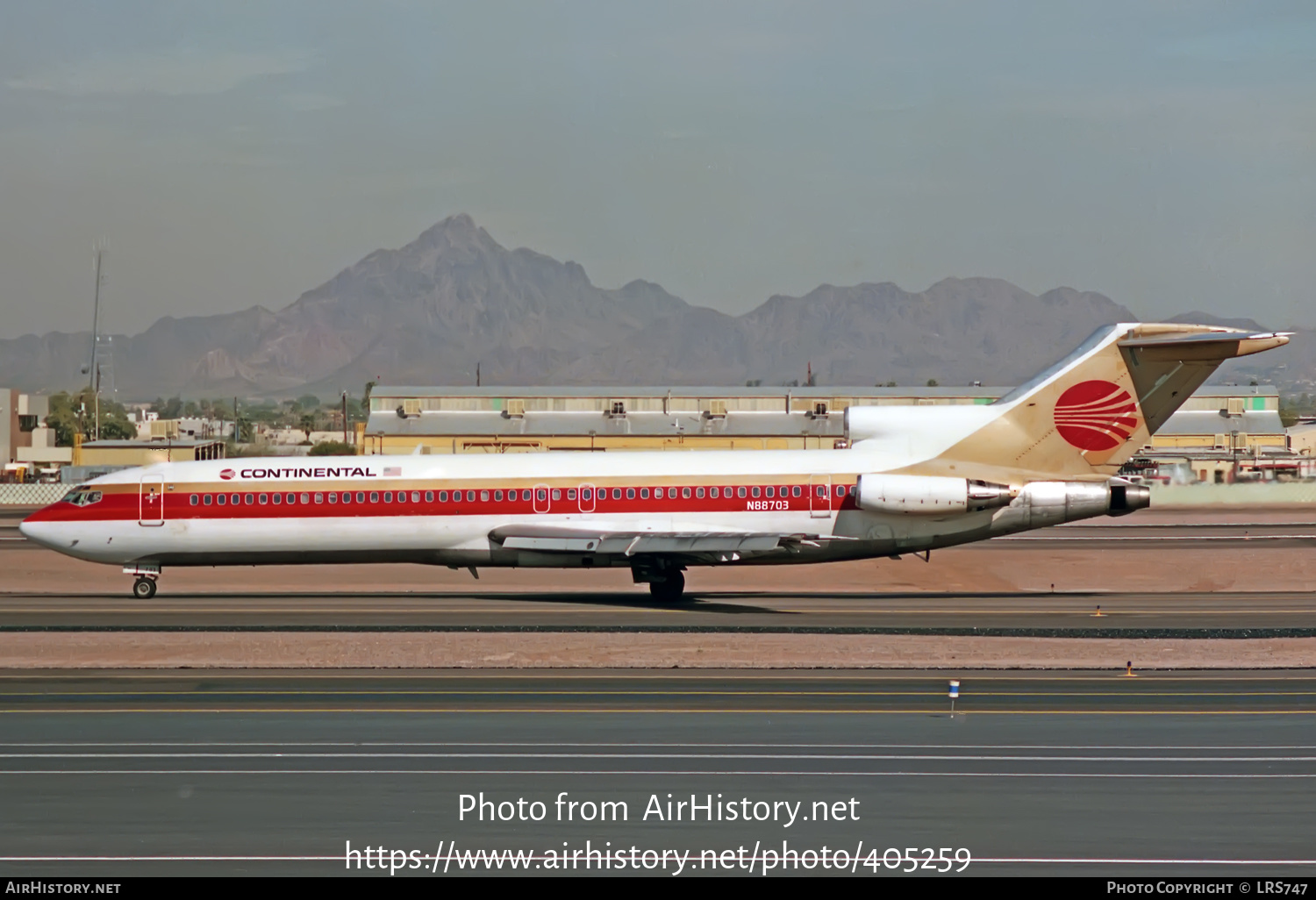 Aircraft Photo of N88703 | Boeing 727-224 | Continental Airlines | AirHistory.net #405259