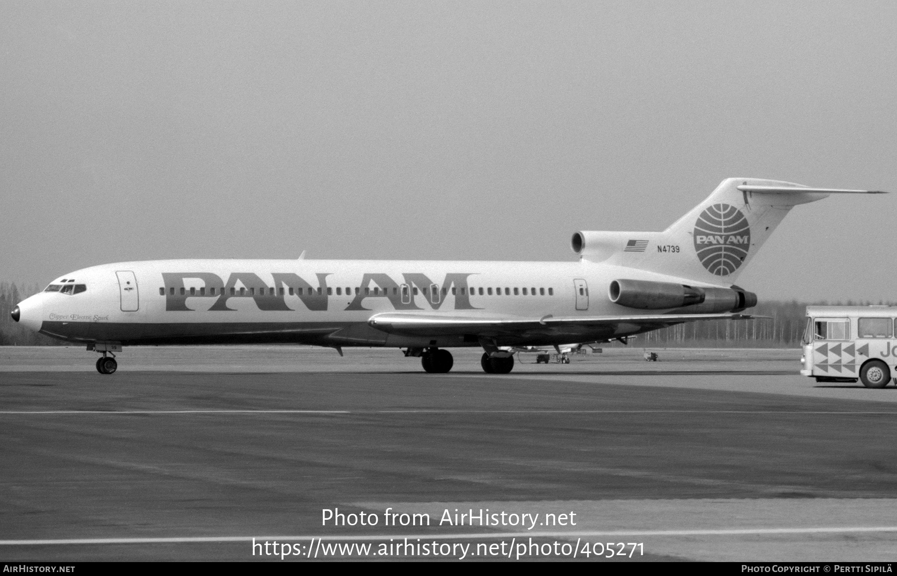 Aircraft Photo of N4739 | Boeing 727-235 | Pan American World Airways - Pan Am | AirHistory.net #405271