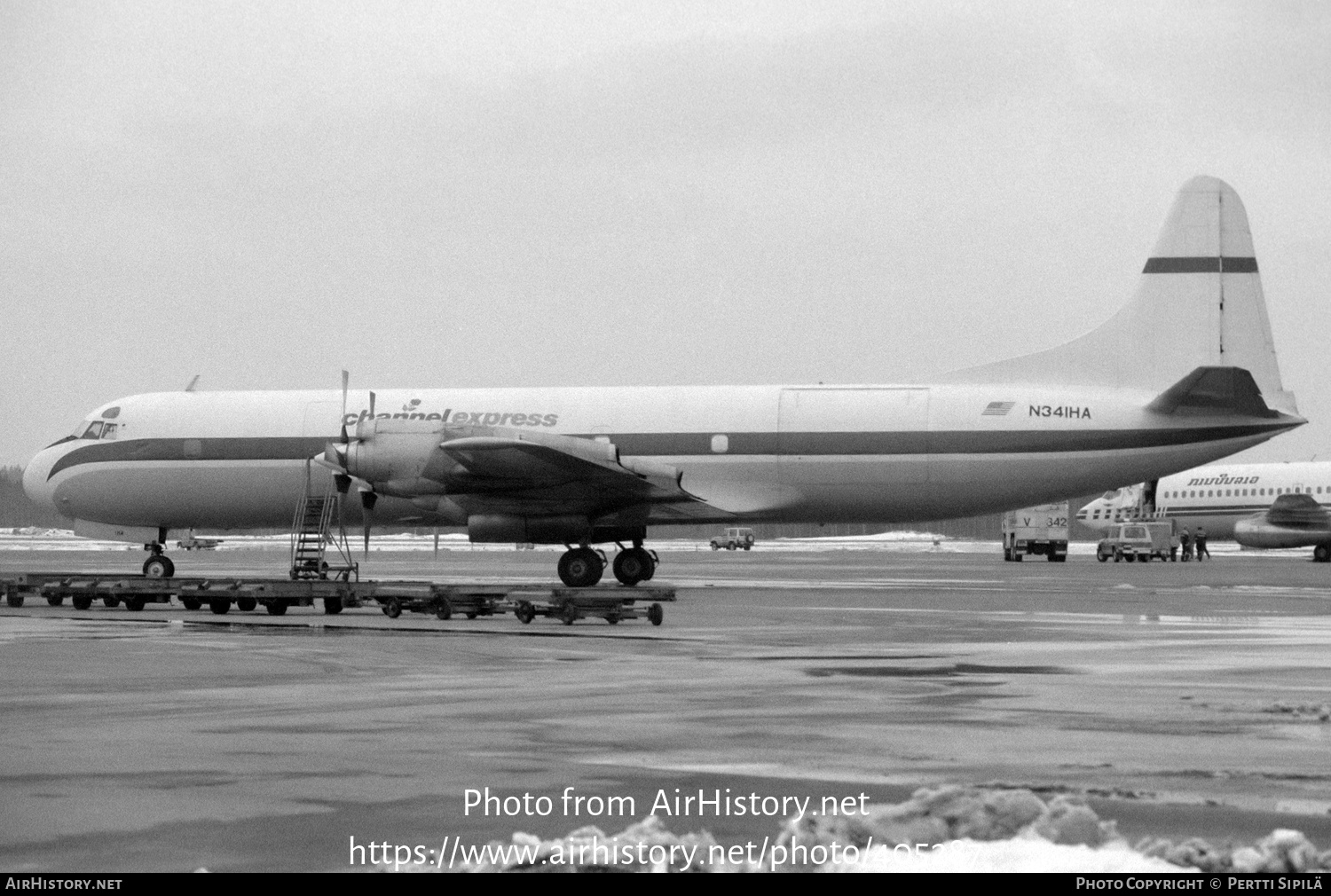 Aircraft Photo of N341HA | Lockheed L-188A(PF) Electra | Channel Express | AirHistory.net #405287