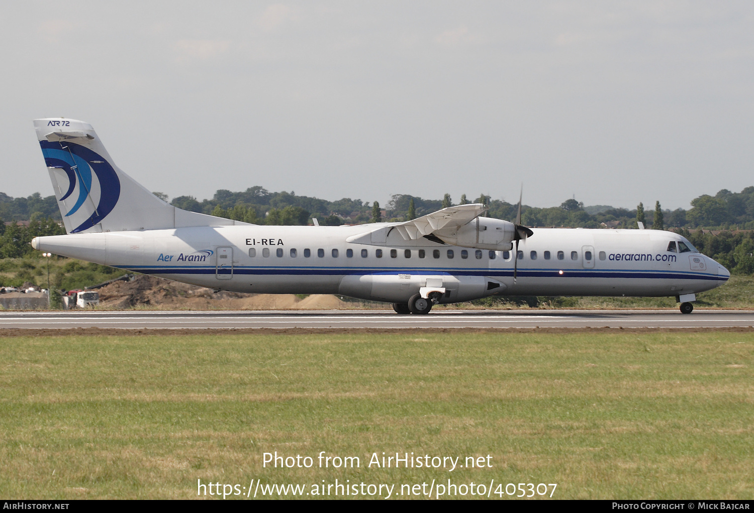 Aircraft Photo of EI-REA | ATR ATR-72-202 | Aer Arann | AirHistory.net #405307